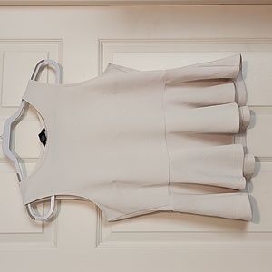 H &M Sleeveless Peplum Top